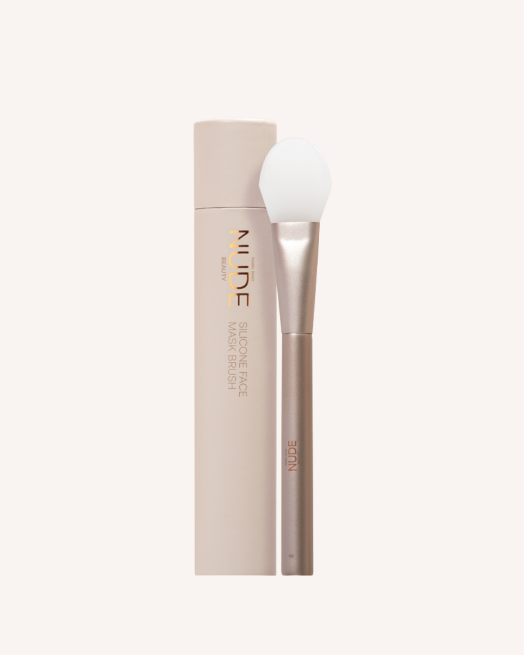 Silicone face mask brush nude beauty med emballasje