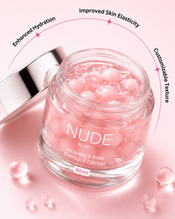 Nude Beauty Heavenly Pink Collagen Capsule Cream