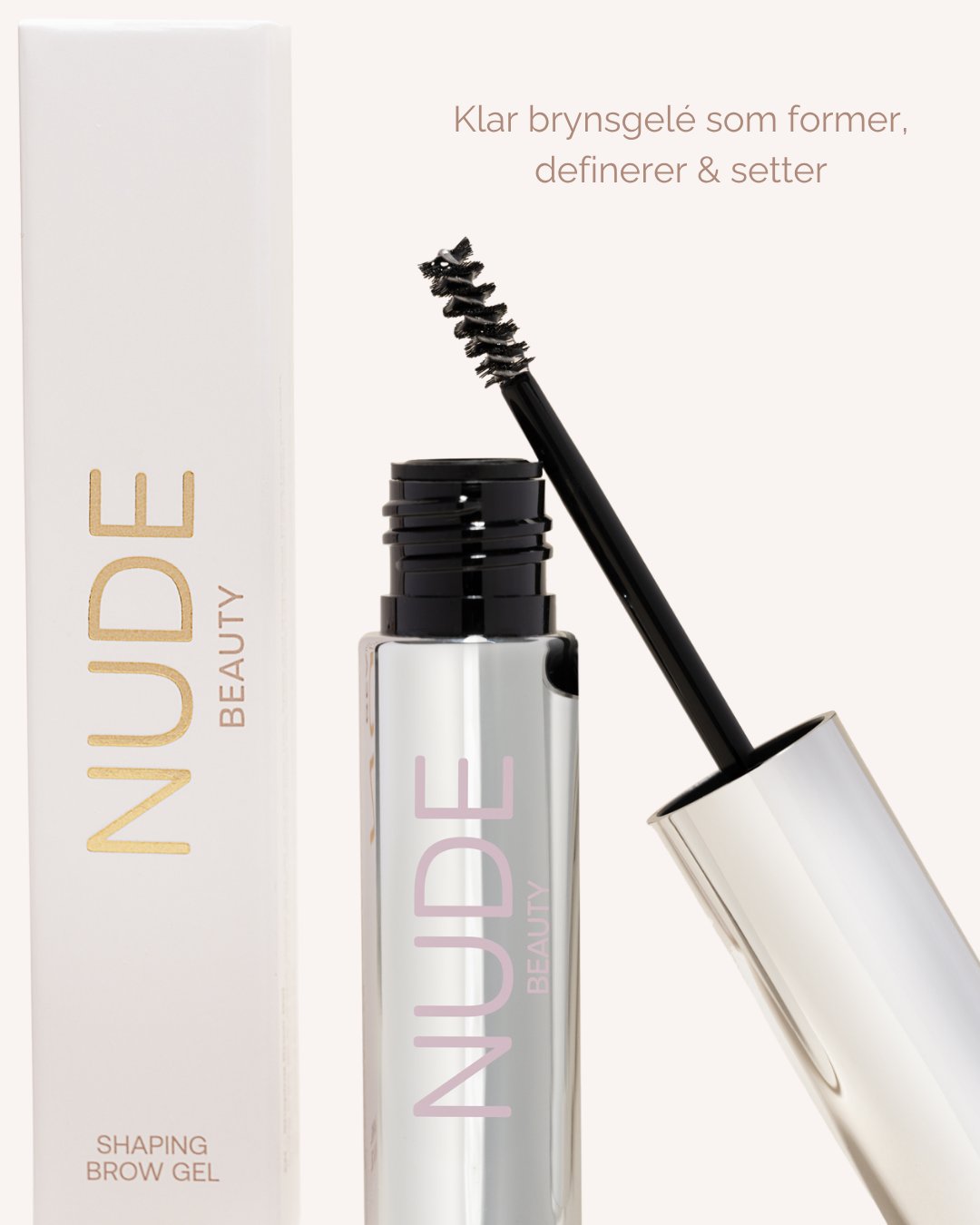 Nude Beauty brynsgel – holder formen på øyenbrynene hele dagen