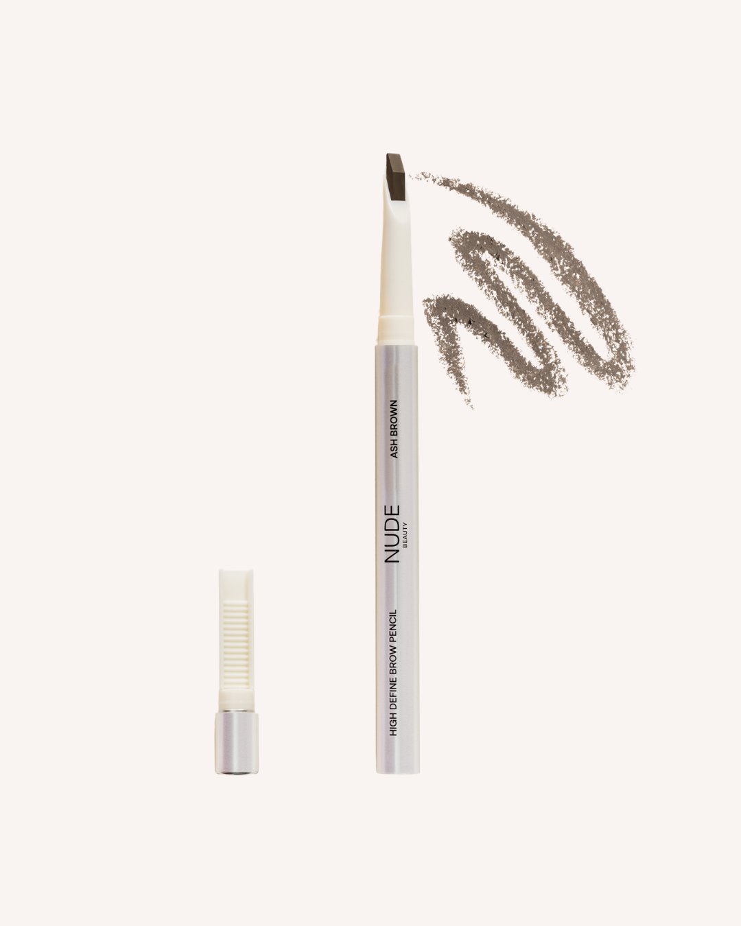 Nude Beauty High Define Brow Pencil Ash Brown – brynblyant i askebrun