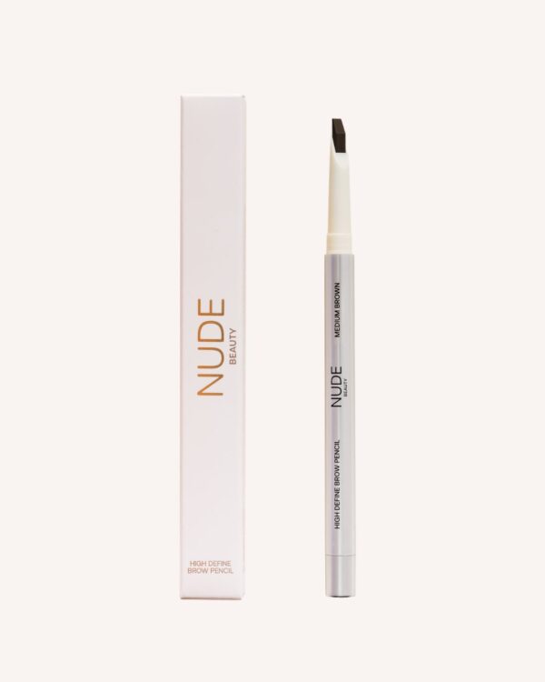 High Define Brow Pencil Medium Brown – Nude Beauty brynblyant