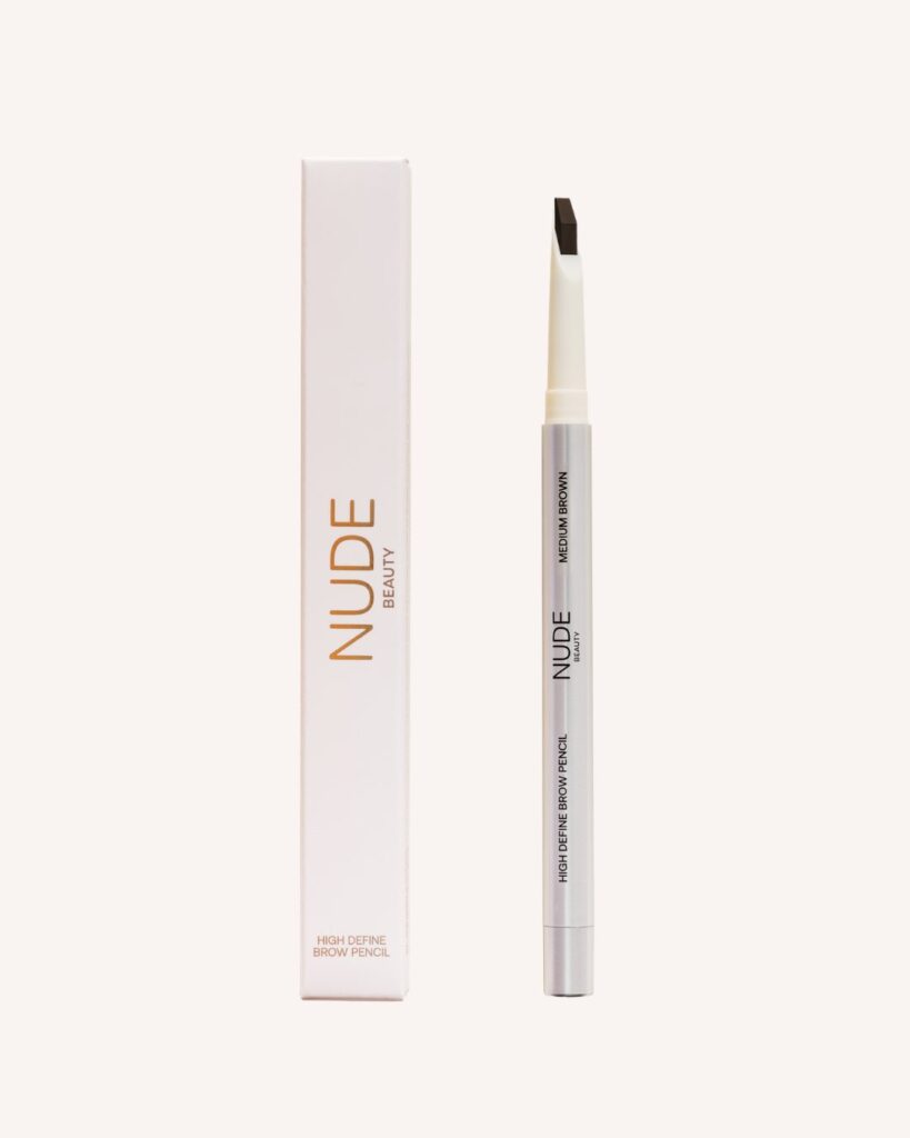 High Define Brow Pencil Medium Brown – Nude Beauty brynblyant