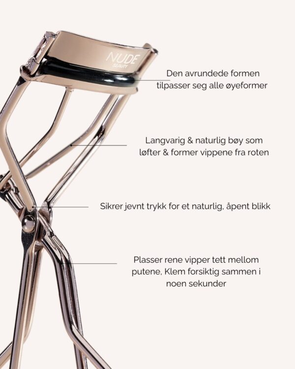 Nude Beauty Eyelash Curler – for dramatiske vipper