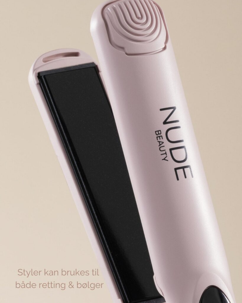 Flat Iron Hair Styler – Nude Beauty stylingverktøy