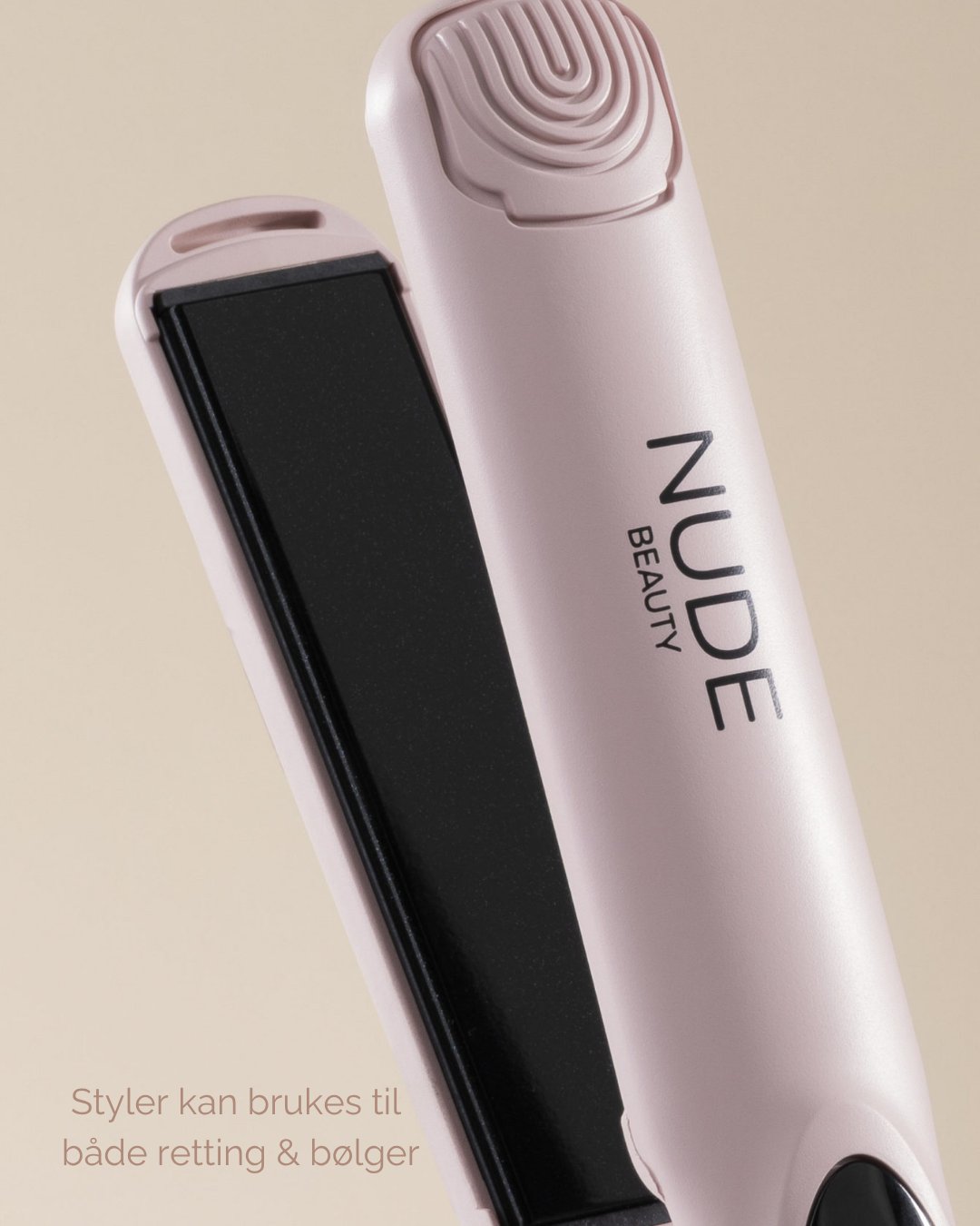 Flat Iron Hair Styler – Nude Beauty stylingverktøy