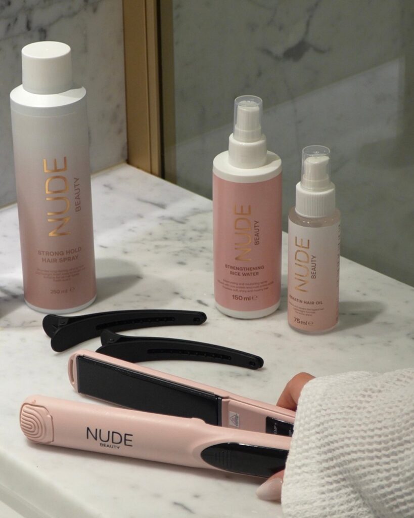 Flat Iron Hair Styler – Nude Beauty haircare