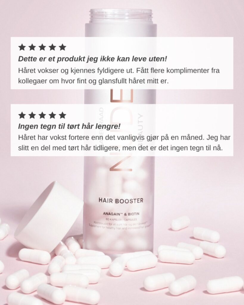 Hair Booster – Nude Beauty for redusert håravfall