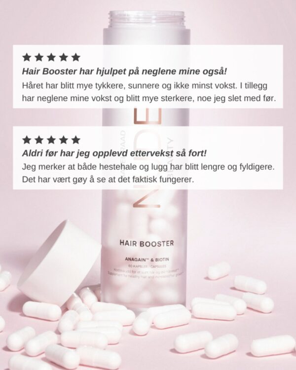 Nude Beauty Hair Booster 2 stk – anbefalt kur