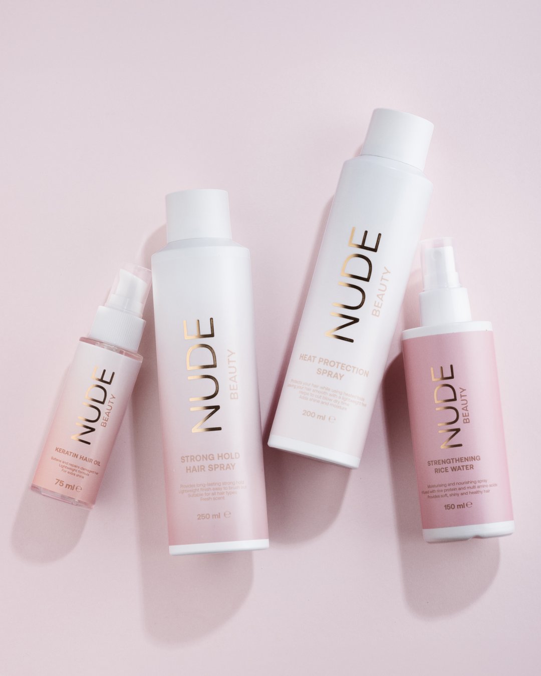 Heat Protection Spray – Nude Beauty beskytter håret mot varme