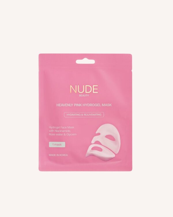 Nude Beauty Heavenly Pink Hydrogel Mask – ansiktsmaske med hydrogel