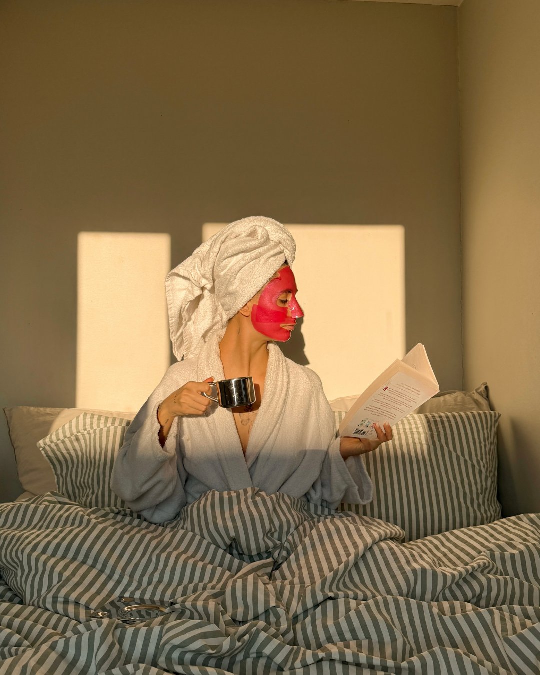 Nude Beauty Heavenly Pink Hydrogel Mask – ansiktsmaske med hydrogel