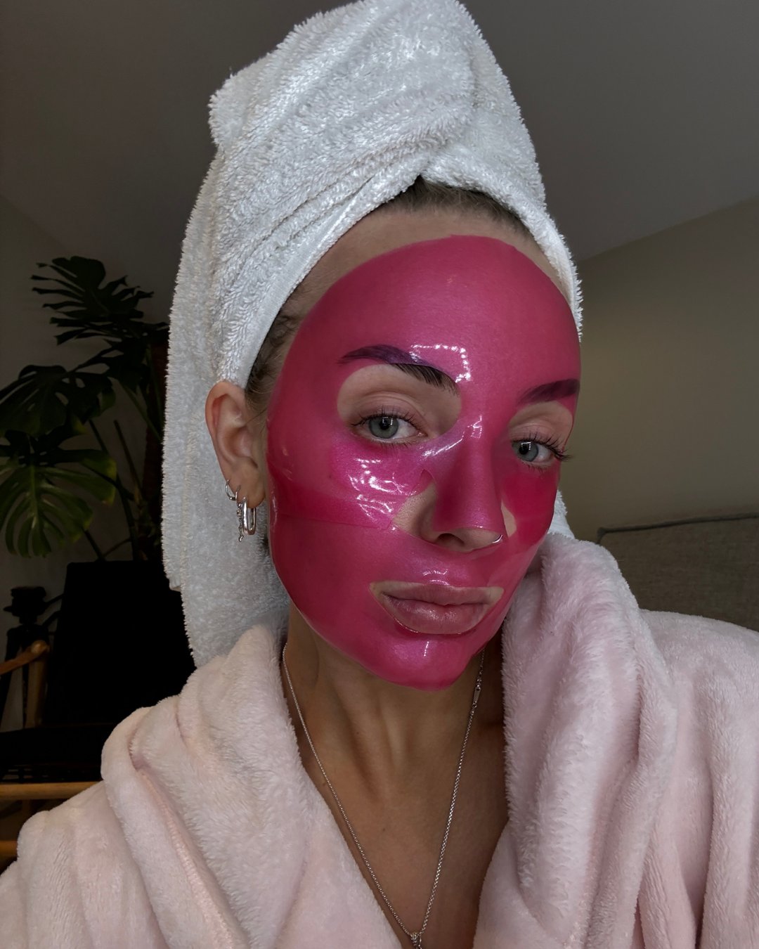 Nude Beauty Heavenly Pink Hydrogel Mask – ansiktsmaske med hydrogel