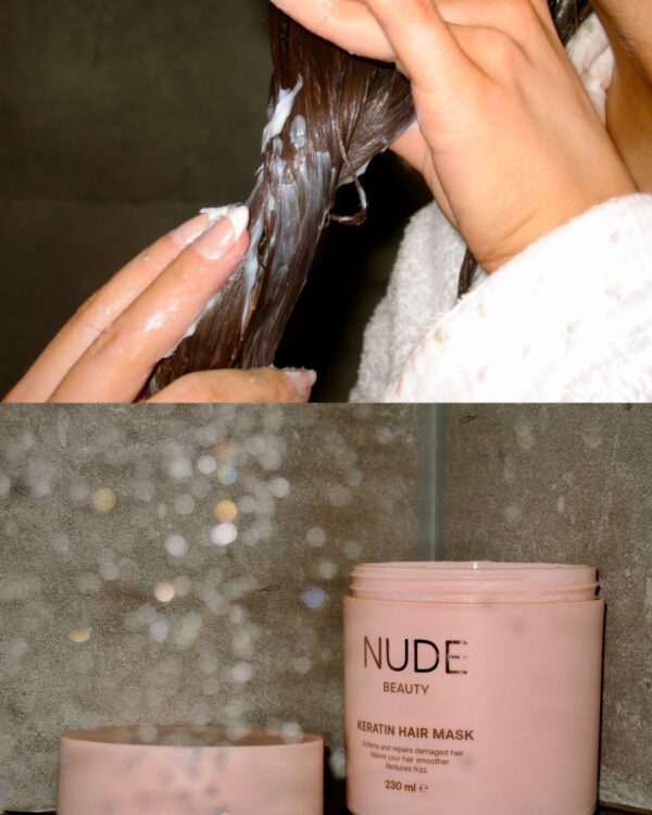 Keratin Hair Mask 230 ml – Nude Beauty hårpleie