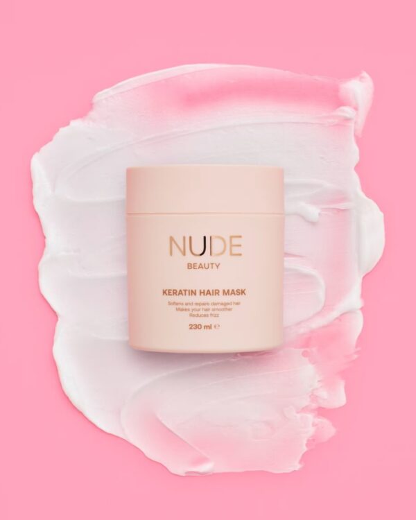 Nude Beauty Keratin Hair Mask – reparerer og styrker håret