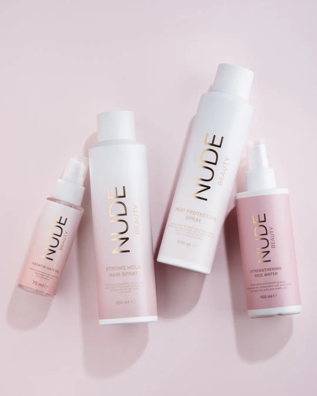 Keratin Hair Oil – Nude Beauty pleie for tørt hår