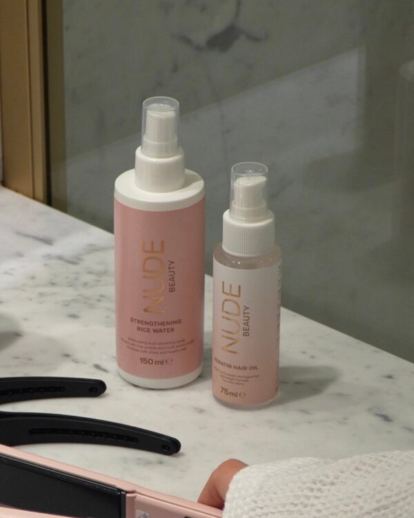 Nude Beauty Keratin Hair Oil – glans og fuktighet