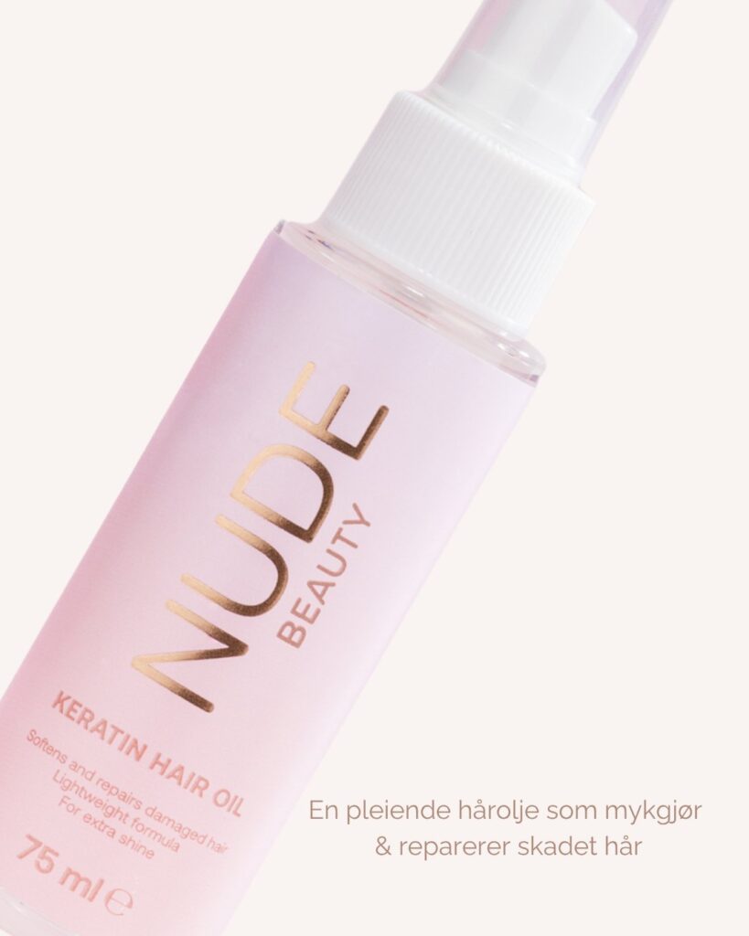 Keratin Hair Oil – Nude Beauty for splittede tupper