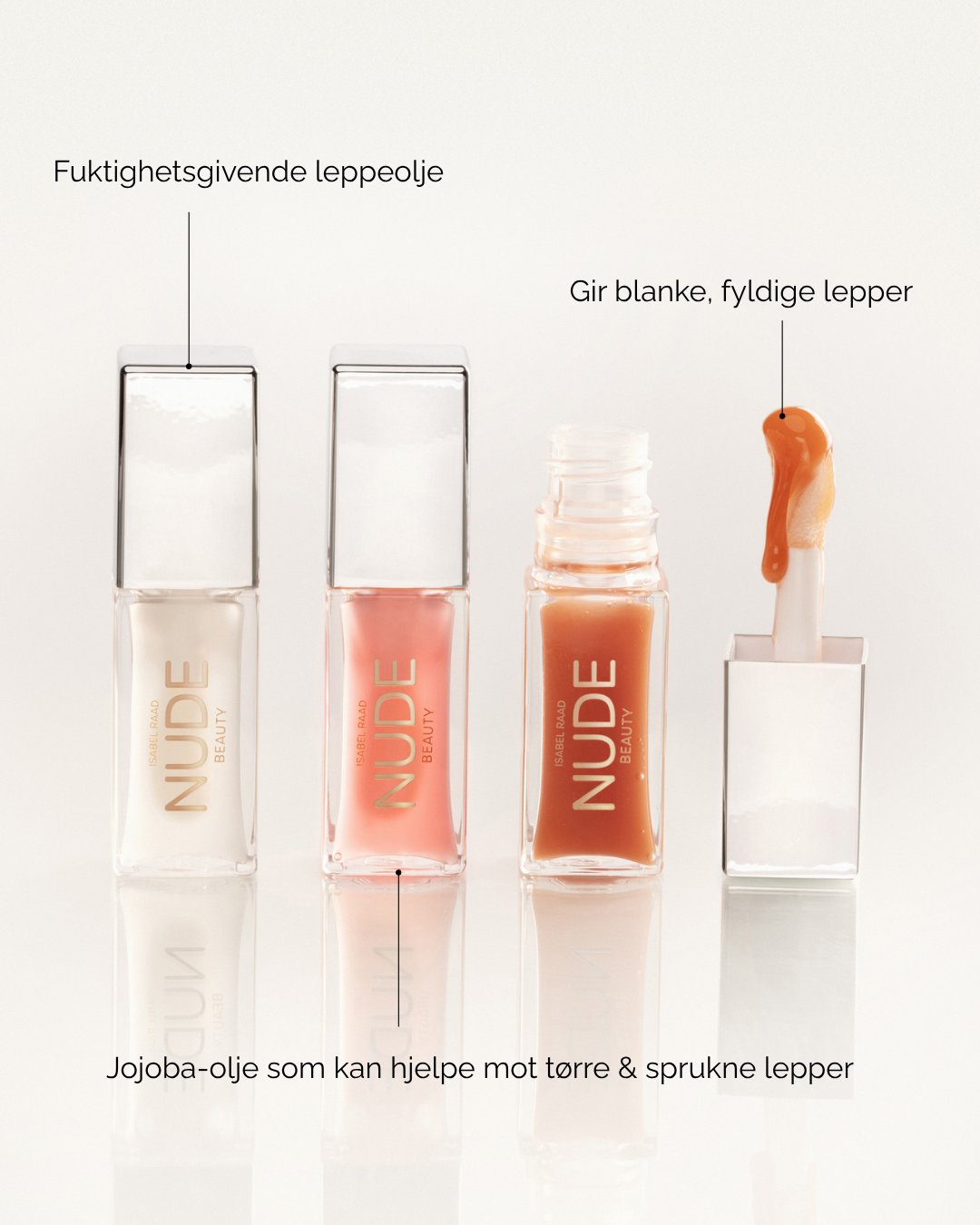 Kiss Lip Oil Jewel – Nude Beauty daglig leppepleie
