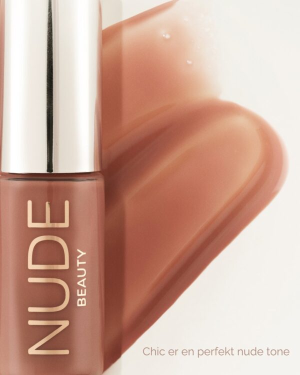 Nude Beauty Chic Lipgloss – høy glans