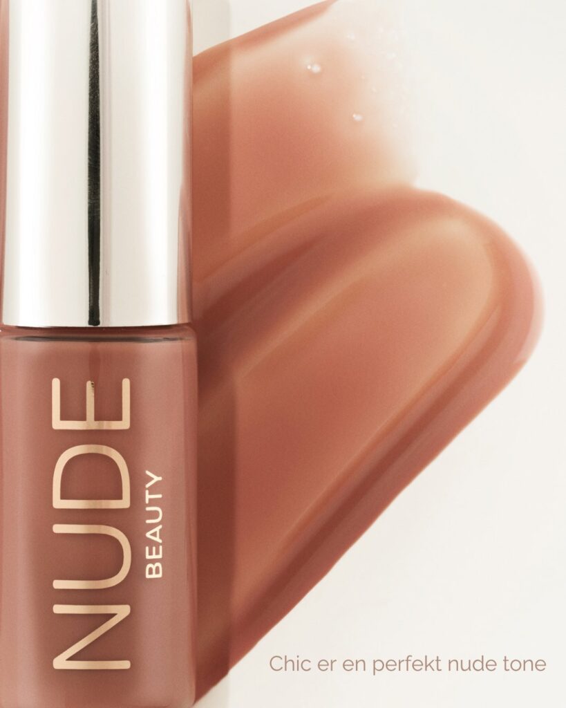 Nude Beauty Chic Lipgloss – høy glans