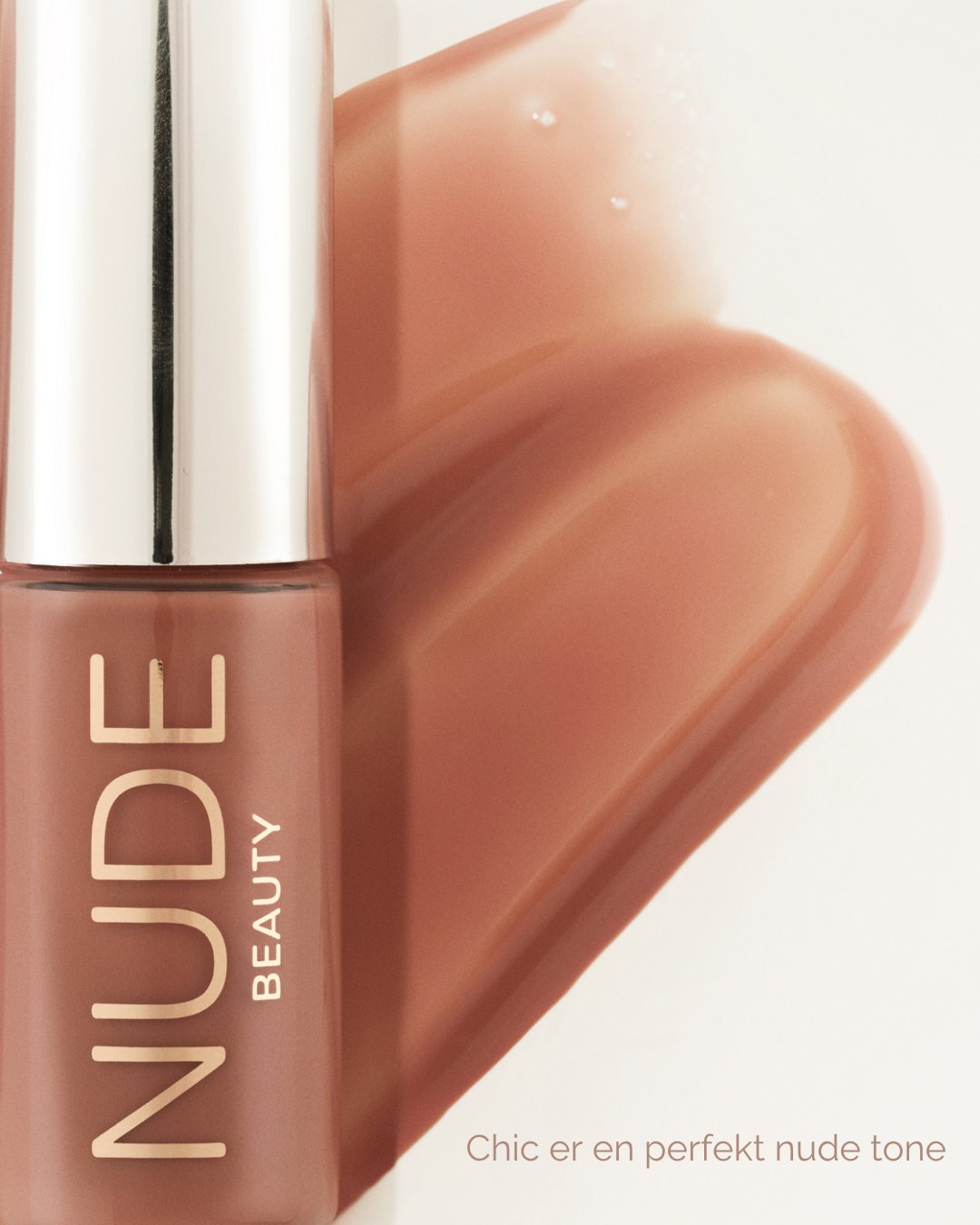 Nude Beauty Chic Lipgloss – høy glans