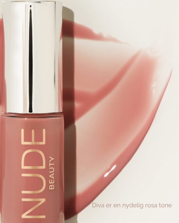 Nude Beauty Diva Lipgloss – høy glans