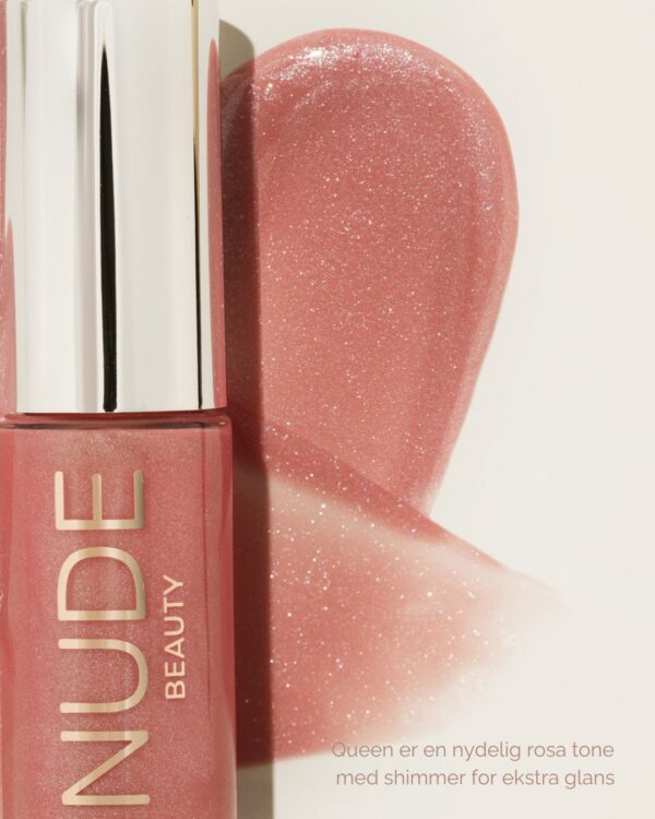 Nude Beauty Queen Lipgloss – høy glans