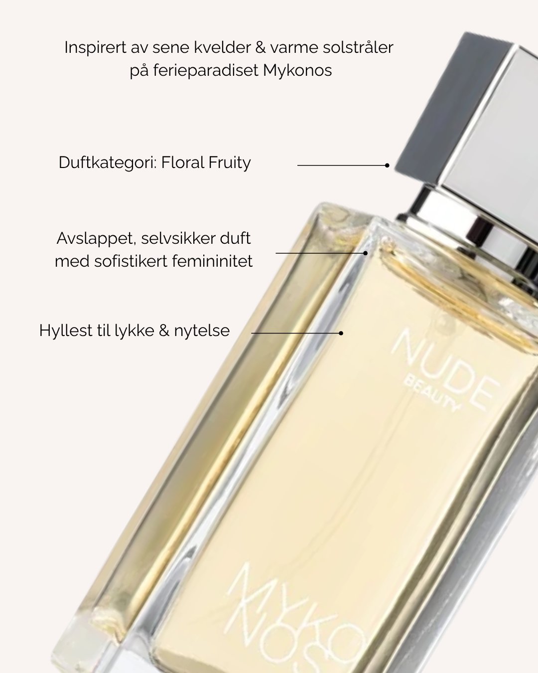 Mykonos Eau de Parfum – Nude Beauty ny duftkolleksjon