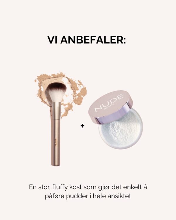 Nude Beauty Powder Brush – fluffy kost for pudder