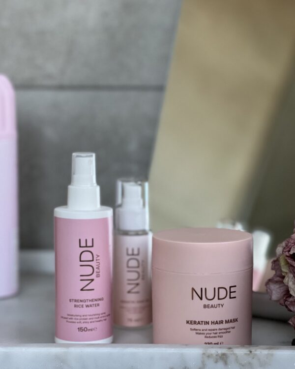 Rice Water – Nude Beauty før og etter-resultat