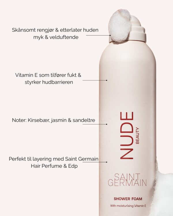 Nude Beauty Shower Foam Saint Germain – parfymert dusjskum