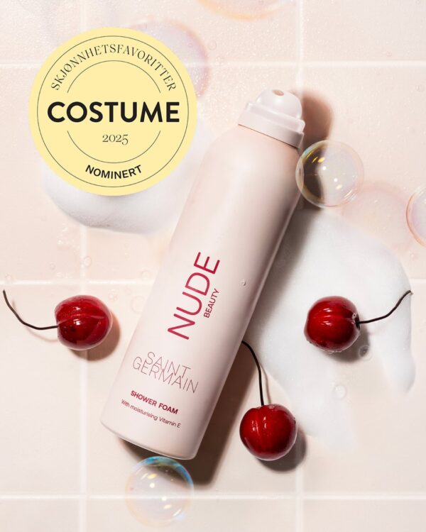 Nude Beauty Saint Germain Shower Foam – kirsebær og blomsterduft