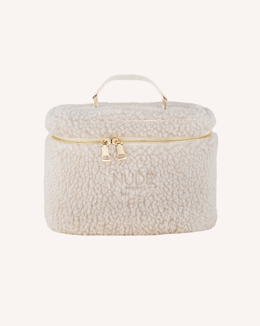 Nude Beauty Cosmetic Bag Beige – beige teddy toalettmappe
