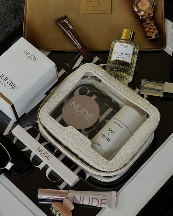 Nude Beauty Travel Bag Beige Medium – praktisk medium oppbevaring