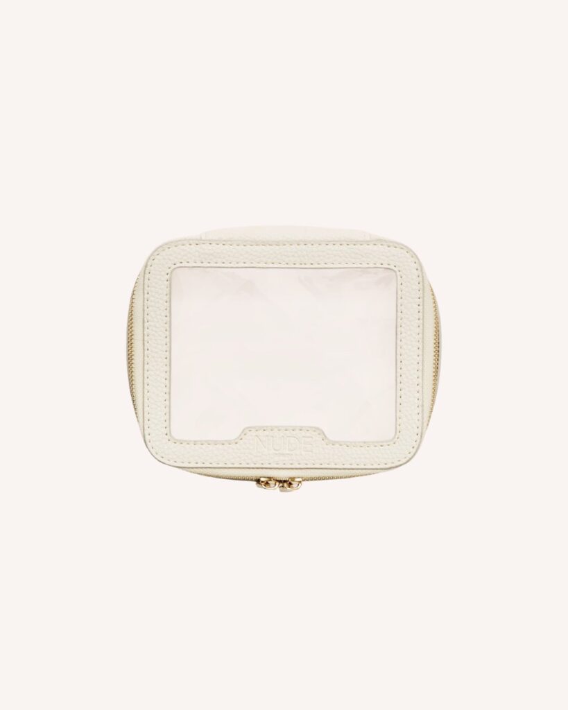 Nude Beauty Travel Bag Beige Small – small reiseveske
