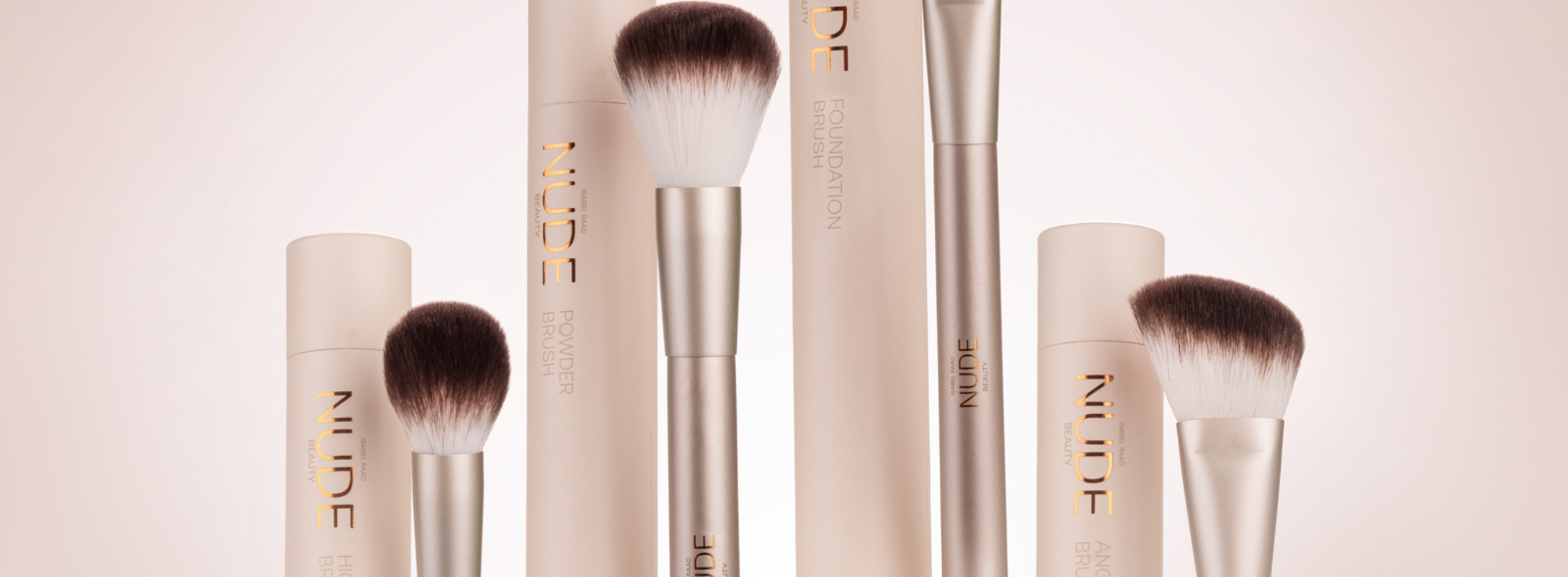 nude beauty isabel raad tilbehør sminkekoster banner