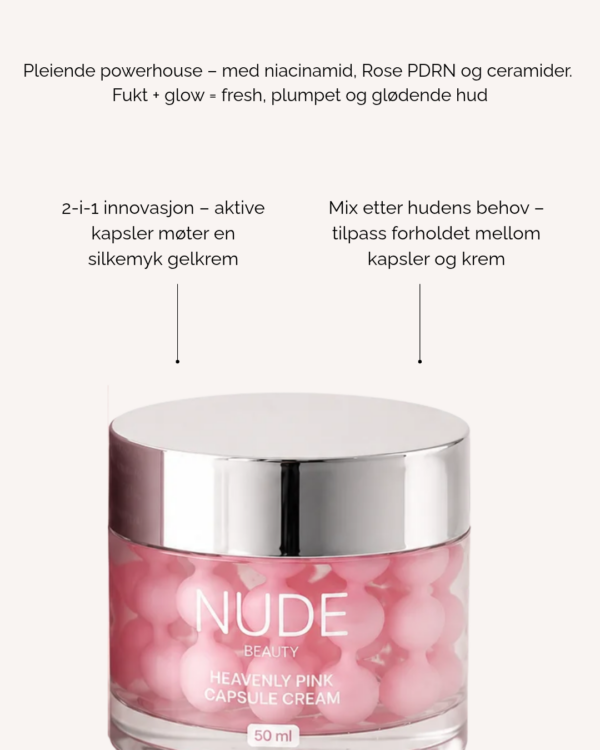 Nude Beauty Heavenly Pink Collagen Capsule Cream