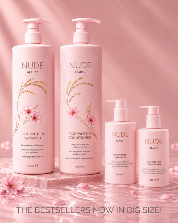 NUDE BEAUTY-RICE PROTEIN CONDITIONER XL-3 Nude Beauty Rice Protein Conditioner 750 ml