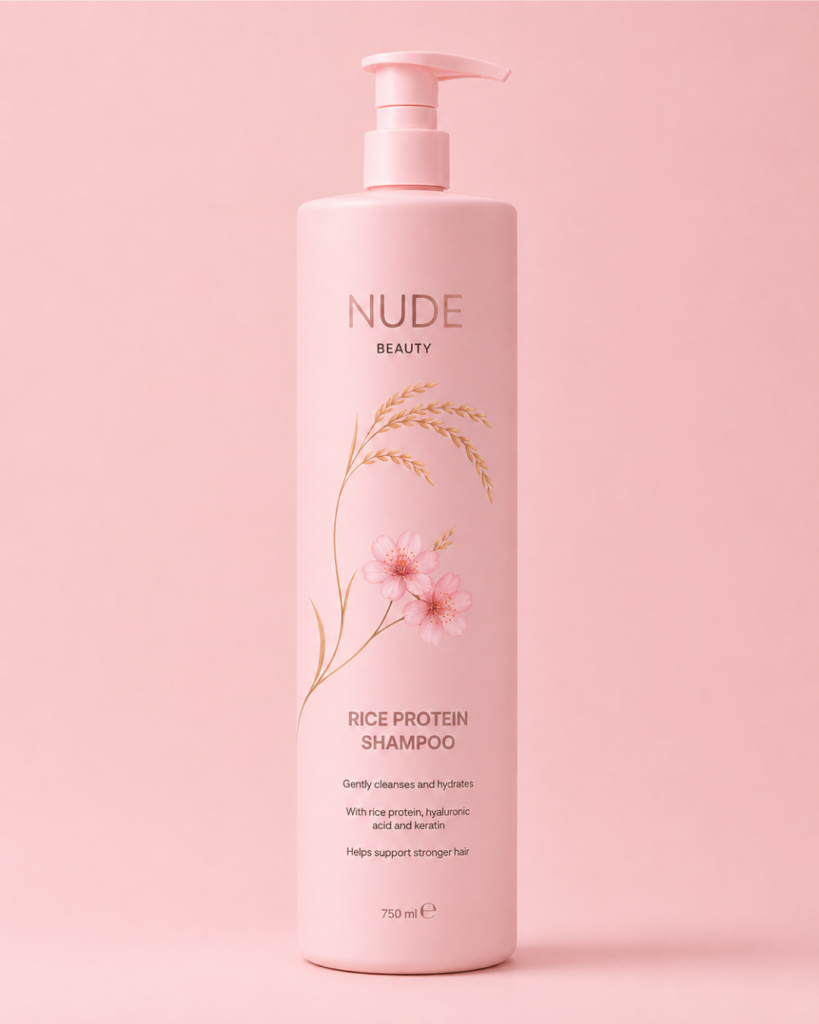 Nude Beauty Rice Protein Shampoo 750 ml