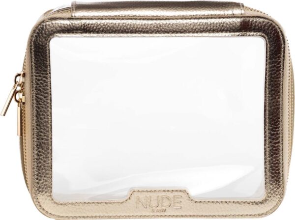 Nude Beauty Travel Bag Gold M