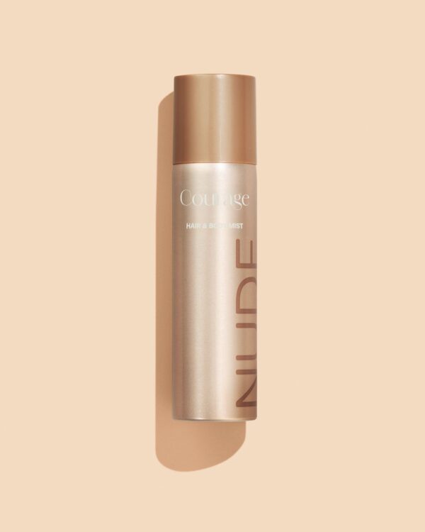 nude beauty courage hair body mist packshot