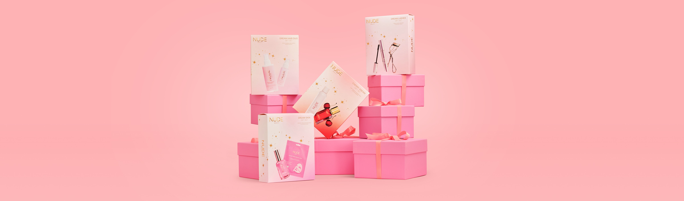 nude beauty xmas gift sets gruppebilde hero banner